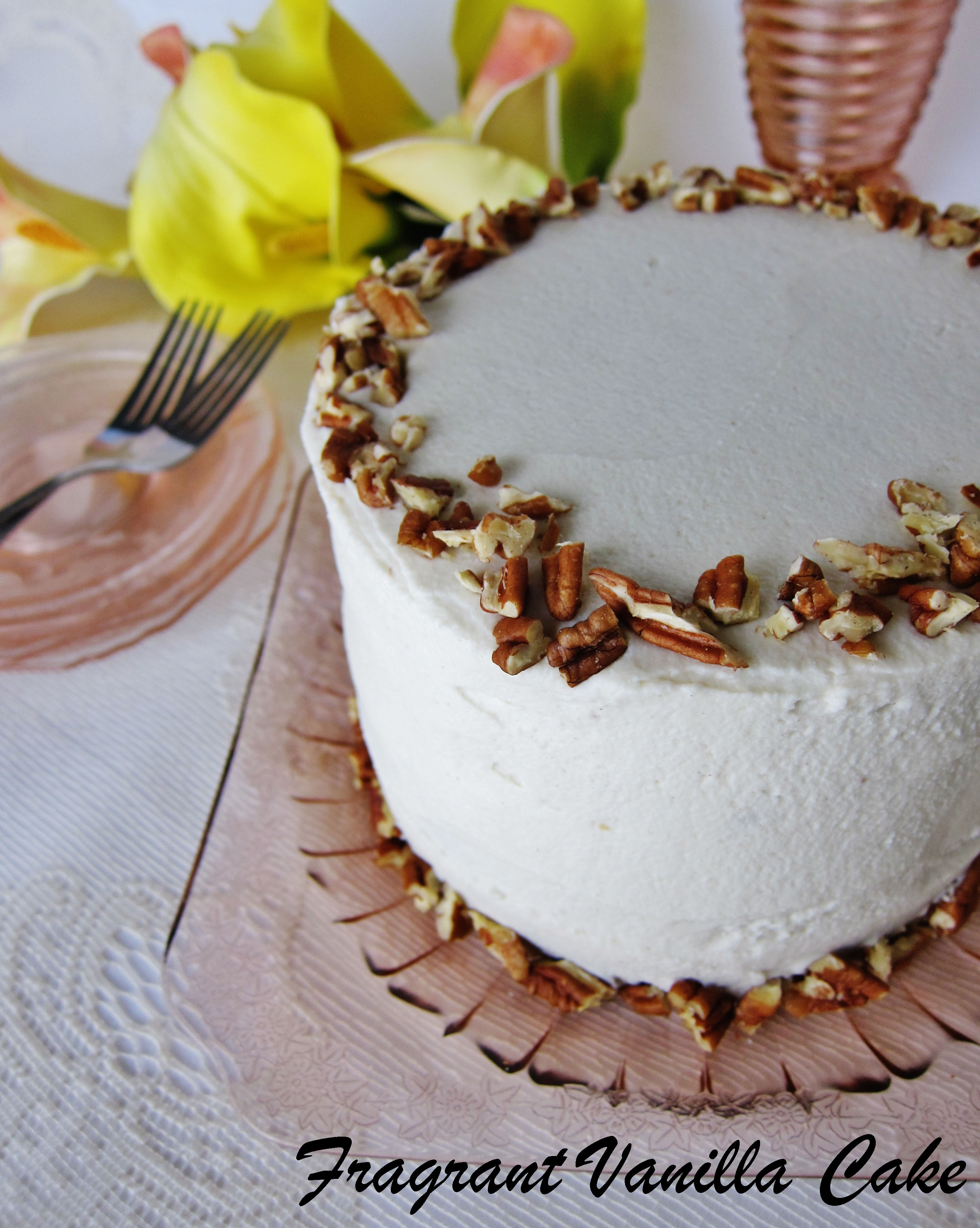 Vegan Hummingbird Cake | Fragrant Vanilla Cake