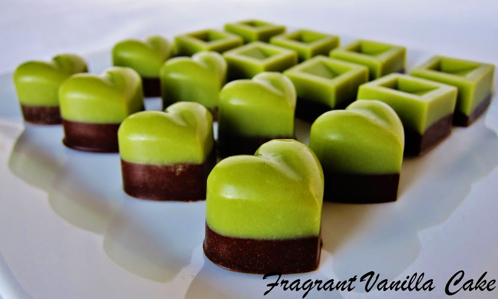 Raw Vanilla Mint Chocolates | Fragrant Vanilla Cake