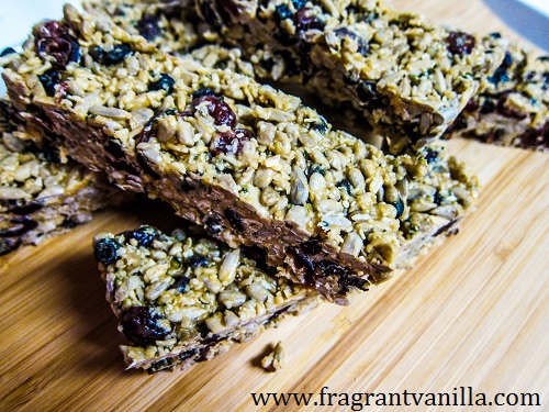 Raw Seed and Fruit Energy Bars | Fragrant Vanilla Cake