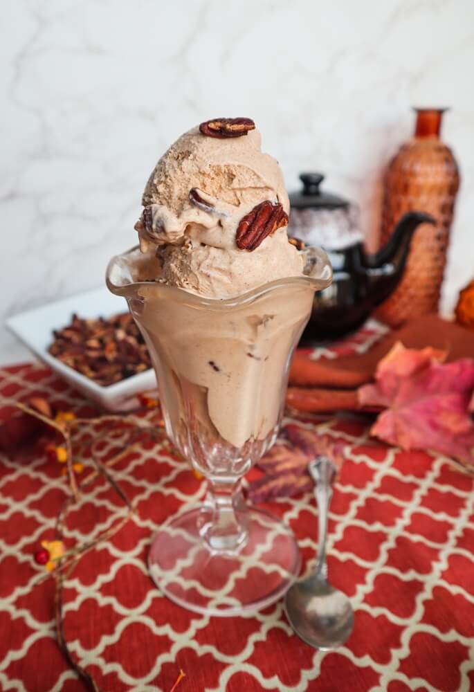 Vegan Maple Pecan Ice Cream